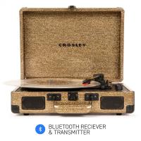 Виниловый проигрыватель CROSLEY CRUISER PLUS [CR8005F-GA4] Soft Gold c двухсторонним Bluetooth