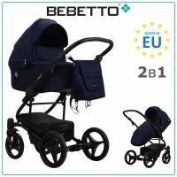 Детская коляска 2 в 1 Bebetto Torino TEX 04_CZM