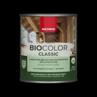 Пропитка защитная для древесины Neomid Bio Color Classic полуматовая (0,9кг) белый