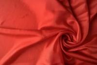 Ткань подклад кораллово-красного цвета