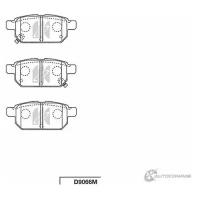 Тормозные колодки компл. KASHIYAMA D9066M