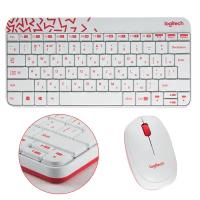 Клавиатура + мышь Logitech MK240 белый, беспроводные - 1 шт