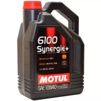 Моторное масло Motul 6100 Synergie+ 10W-40 полусинтетическое 4 л