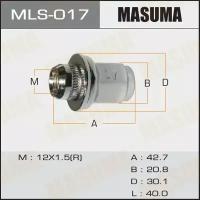 Гайка колесная Masuma MLS-017, закрытая, для Toyota, M12x1.5(R), длина 42.3мм, с прессшайбой 30мм, под ключ 21мм, 1 шт