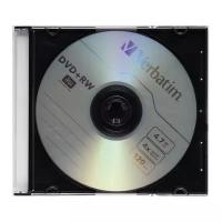 Лазер диск Verbatim DVD+RW 4.7 Gb 4х Slim (43636) - 1 шт