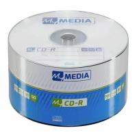 Оптический диск CD-R MYMEDIA 700МБ 52x, 50шт., pack wrap [69201]