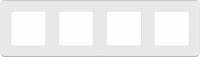 Рамка Legrand Inspiria 4 поста белый
