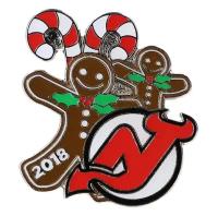 Значок NHL New Jersey Devils Christmas Pin of the Month