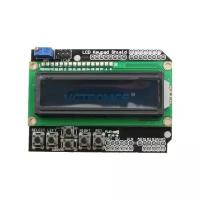 Плата расширения 1602 LCD Board Keypad Shield Blue Backlight AR021