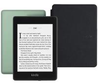 Электронная книга Amazon Kindle PaperWhite 2018 8Gb Sage Ad-Supported с обложкой ReaderONE