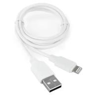 Data-кабели Cablexpert Кабель Cablexpert CCB-USB-AMAPO2-1MW, Lightning - USB, 2.1 А, 1 м, зарядка + передача данных