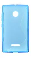 Чехол силиконовый для Microsoft Lumia 435 Dual sim S-Line TPU (Синий)