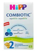 Сухая адаптированная последующая молочная смесь Hipp Combiotic 2, 300гр