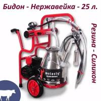 Доильный аппарат Melasty TGK 1-PS(INOX-Silicone) на одну корову(12 коров в час)