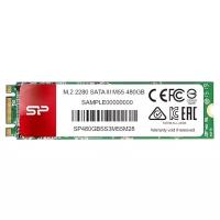 Твердотельный накопитель SSD M.2 480Gb Silicon Power Slim M55 SP480GBSS3M55M28, SATA3