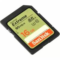 SanDisk 16Gb SDHC Extreme UHS-I