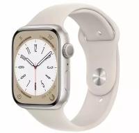 Умные часы Apple Watch Series 8 41 мм Aluminium Case, starlight Sport Band