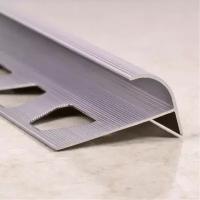 Алюминиевый профиль закладной под плитку для ступеней 10-12 мм Премиум