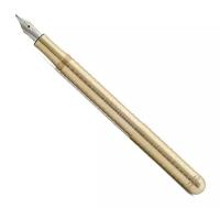 Ручка перьевая Kaweco LILIPUT Wave B 1,1 мм, корпус латунный