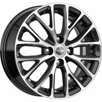 Диск K&K КС782 6x15/4x100 D54.1 ET48 алмаз чёрный