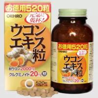 Японский БАД Экстракт куркумы, Orihiro 520 таблеток