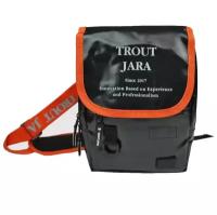 Сумка-пояс Jara Baits TROUT JARA BAG PRO # Black, с ремнём для фиксации на ноге