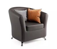 Кресло Шарм-Дизайн Евро экокожа коричневый