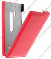 Кожаный чехол для Nokia Lumia 928 Art Case (Красный)