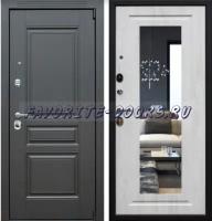 Двери АСД: Дверь АСД Гермес NEW с зеркалом ELIT металлическая (Сторона открывания: Правая, Размер короба - 880*2050мм)