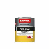 Грунт акриловый NOVOL Professional Protect 370, серый, однокомпонентный, быстросохнущий, 500мл, арт. 37410