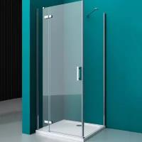 Душевой уголок BelBagno Kraft 100х90 KRAFT-AH-12-100/90-C-Cr-L профиль Хром стекло прозрачное