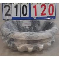Курна для хаммама мраморная Reexo KM14 (цвет 210-120), цена - за 1 шт