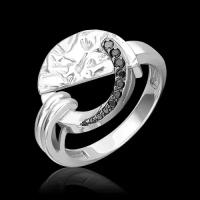 Кольцо PLATINA jewelry из серебра 925 пробы с фианитом (недрагоценные вставки)