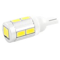 Лампа светодиодная Skyway S08201106 T10 12V 10SMD диодов 1-контактная без цоколя Белая, 1