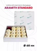 ARAMITH SALUC S.A. Шары для русского бильярда Aramith Standard 68 мм (красный биток)