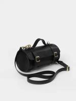 Сумка кожаная Cambridge Satchel The Bowls Bag (Black Celtic Grain)