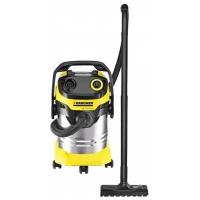 Хозяйственный пылесос KARCHER WD 5 Premium, 1100 Вт, черный/желтый/серебристый