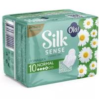 Прокладки женские OLA! Silk Sense впит. для обильных выделений Ромашка 10 шт