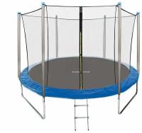 Батут GetActive Jump 10 ft-305 см 10360S2N-L с лестницей и внутренней сеткой синий