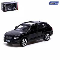 Машина металлическая BENTLEY BENTAYGA, 1:45, инерция, открываются двери, цвет чёрный