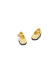 Dollmore Basic Girl Shoes Enamel (Туфельки базовые лаковые жёлтые для кукол Доллмор)