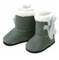 Petitcollin Grey and white boots (Серо-белые сапоги для кукол Минуш 34 см)