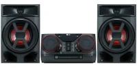 Минисистема LG CK43 черный 300Вт/CD/CDRW/FM/USB/BT