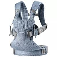 Слинг-эргорюкзак BabyBjorn One Air 3D Mesh для переноски ребенка с рождения и до 3 лет, 3 положения. Голубой