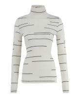 шерстяной свитер Nude 1101021 белый+черный 44
