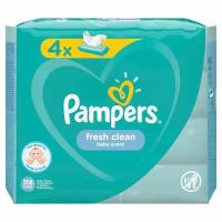 Влажные салфетки детские Pampers Fresh Clean 208 штук в упаковке, 1128182