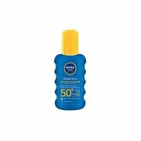 Спрей солнцезащитный увлажняющий SPF50+ Sun Nivea/Нивея фл. 200мл (85669)