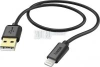 Кабель Hama 00173635 Lightning (m) USB 2.0 (m) 1.5м черный