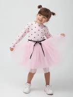 Платье для девочек розовый, артикул BAM 0237, размер 98
