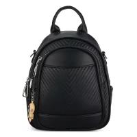 Маленькая женская сумка-рюкзак «Клео Line Small» 1519 Black